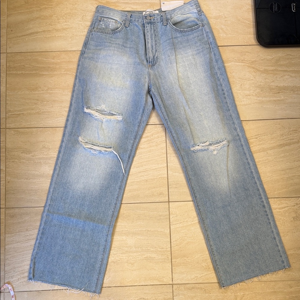 Just Black Light Blue wide leg Jeans